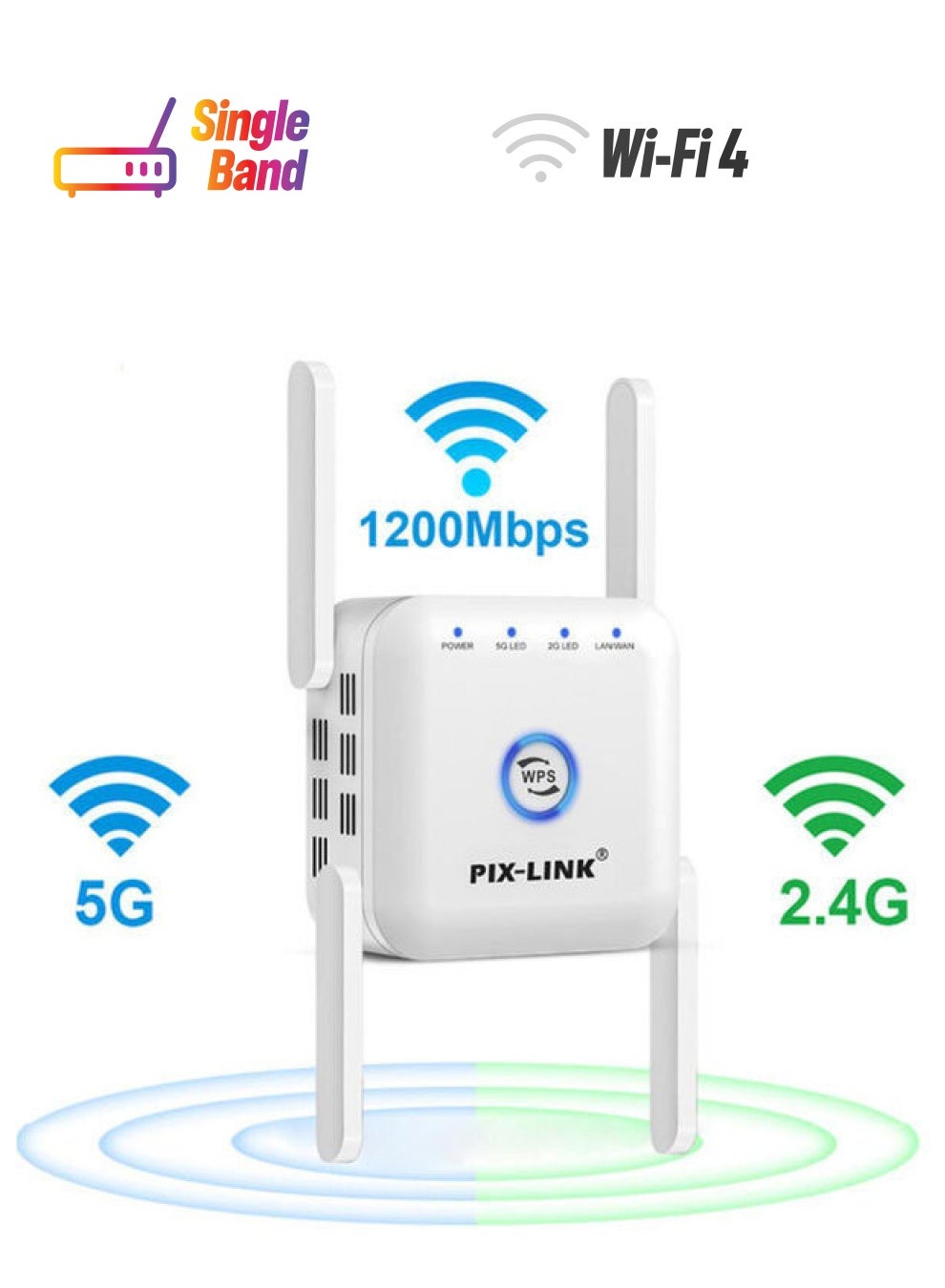 Compare 5G WiFi Repeater Amplifier White at KSA Price