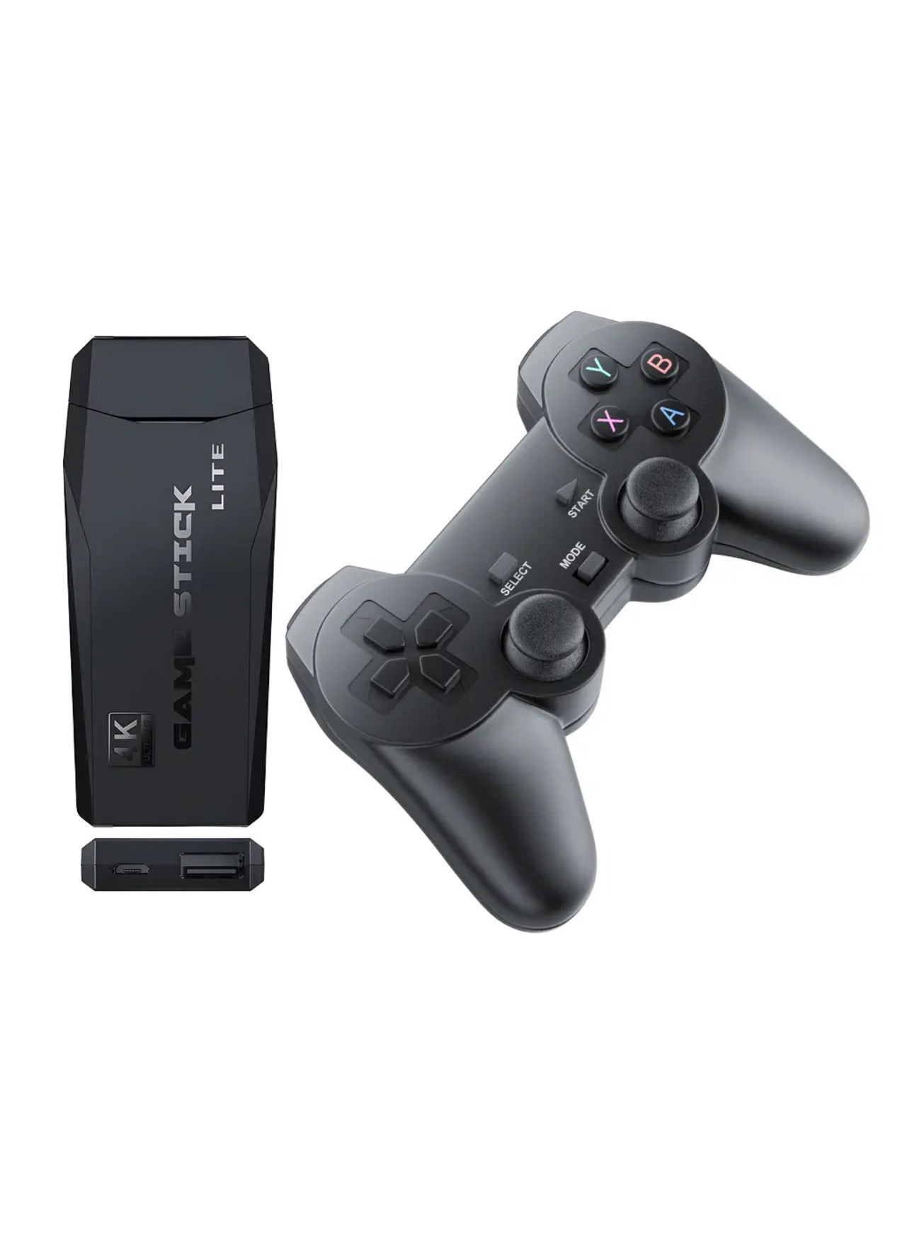 Compare Classic M8 Game Stick 4K Game Console with Two 2.4G Wireless Gamepads Dual Players HDMI Output Built in 3500 Classic Games Compatible with Android TVPCLaptopProjector. at KSA Price