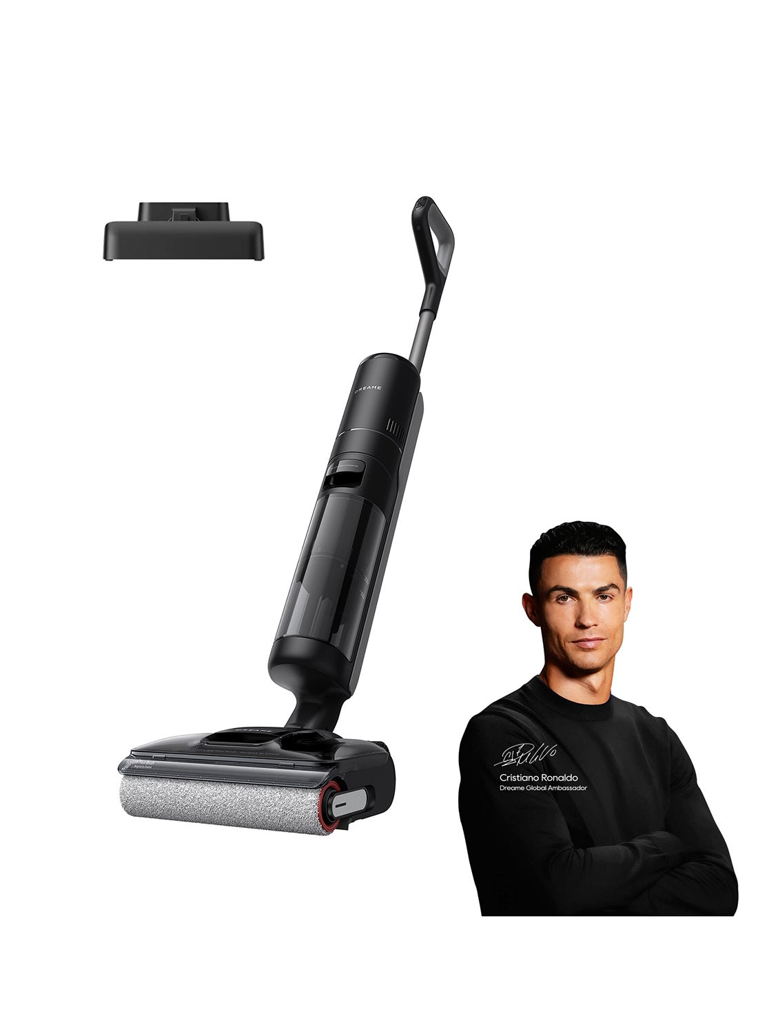 Compare Dreame H60 GT Wet and Dry Vacuum, 21kPa Suction, Lightweight Handling, 100% TangleFree, 180° LieFlat, Dual Edge, 90°C SelfCleaning, Fresh Water Cleaning 170 W HHR43AH60GT black at KSA Price
