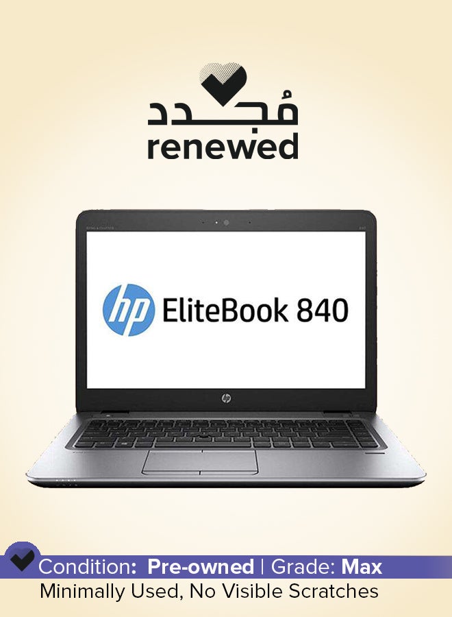 Compare Renewed  Elitebook 840 G3 Laptop With 14Inch Display,Intel Core i5 Processor6th Gen8GB RAM256GB SSDIntel HD Graphics 520 English Silver at KSA Price