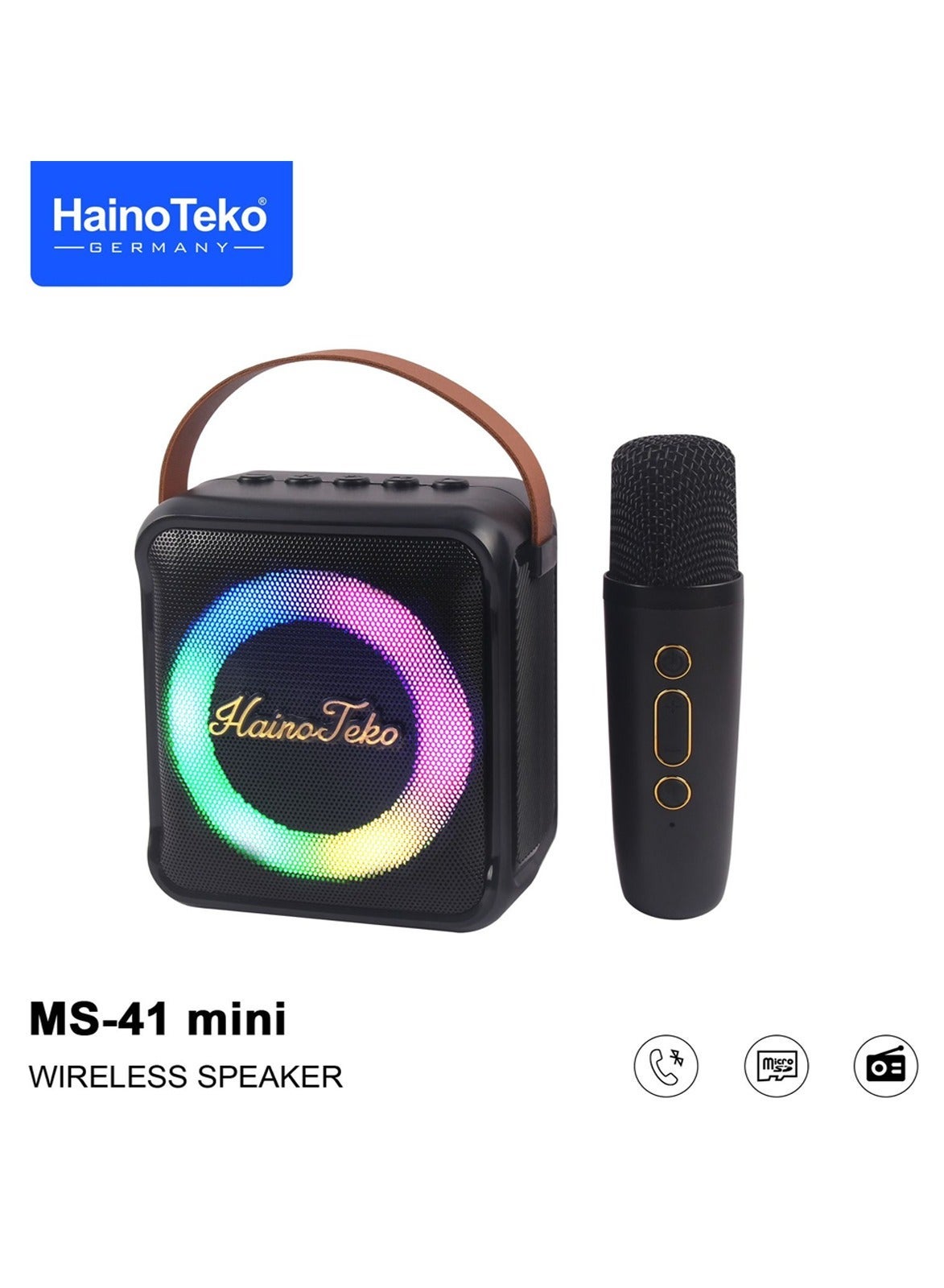 Haino Teko MS-41 Mini Wireless Bluetooth Portable…