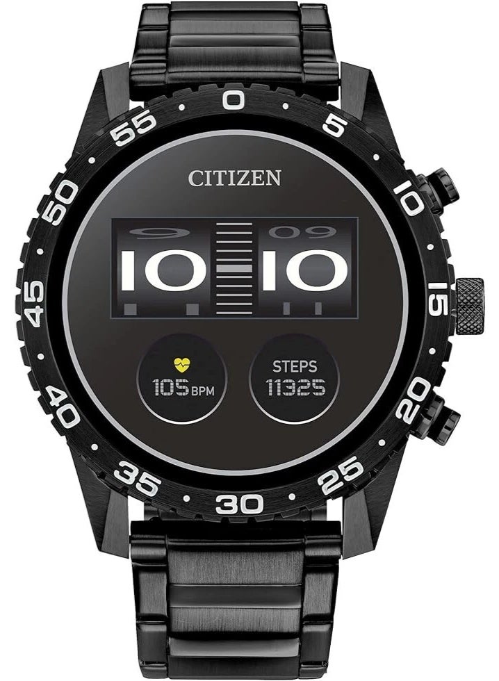 Compare Citizen CZ Smart watch 44mm, Continuous Heart Rate Tracking, Fitness Activity, Golf App, Displays Notifications and Messages, Bluetooth Connecti at KSA Price