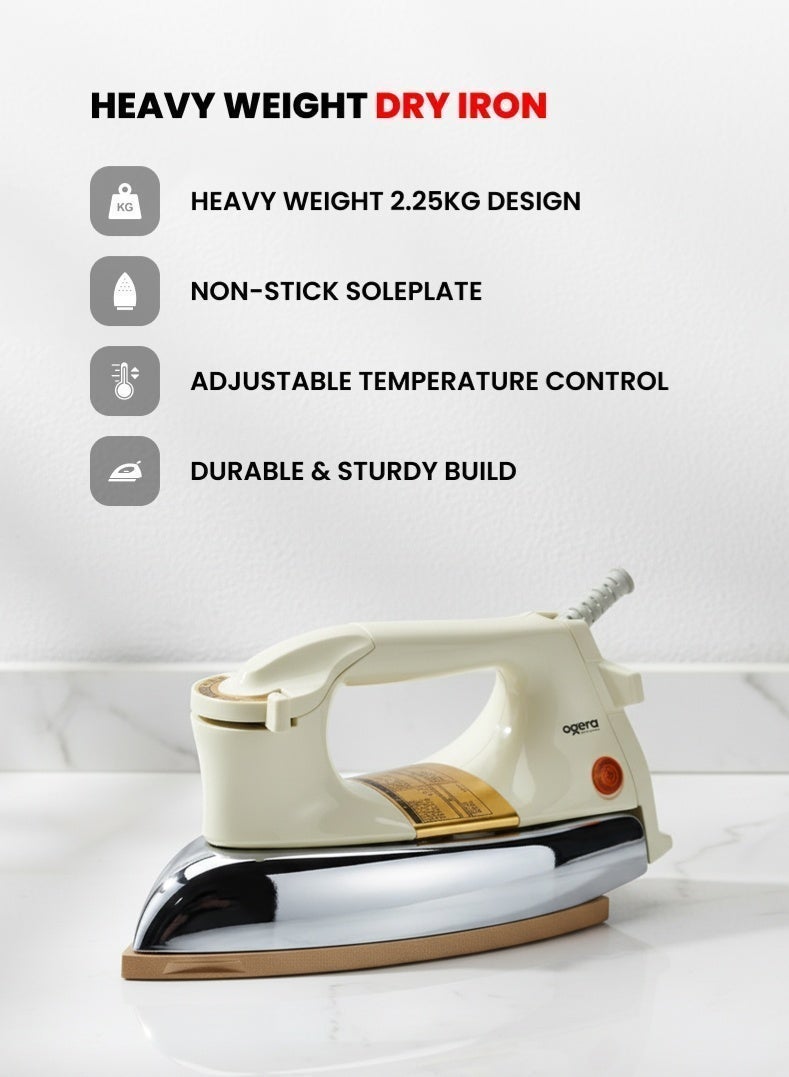 Automatic Dry Iron 1200W | Heavy-Duty Iron Box…