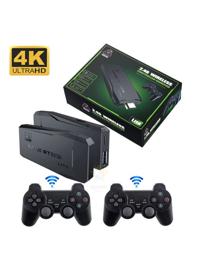 Compare USB Wireless Console Game Stick Video Game Console Builtin Classic Games 8 Bit Mini Retro Controller HDMI Output Dual Player 4K Ultra HD Game Stick at KSA Price
