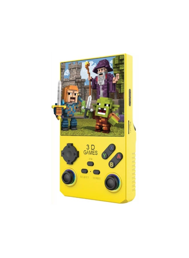 Compare Gaming 4 Square Display Retro Handheld Game Console, 4000mAh Lithium Polymer Battery, 10 Hours Battery Life, 1GB RAM, QuadCore Performance, MultiSystem Support  Yellow at KSA Price
