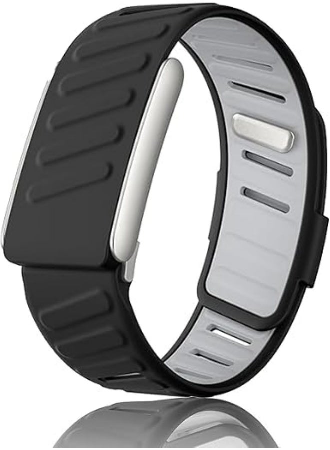 Compare Silicone Wristband Compatible with Whoop 5.0 Band, Comfort Durable Soft Adjustable Silicone Sports Loop Strap for Men & Women, with U Shapped Connector at KSA Price