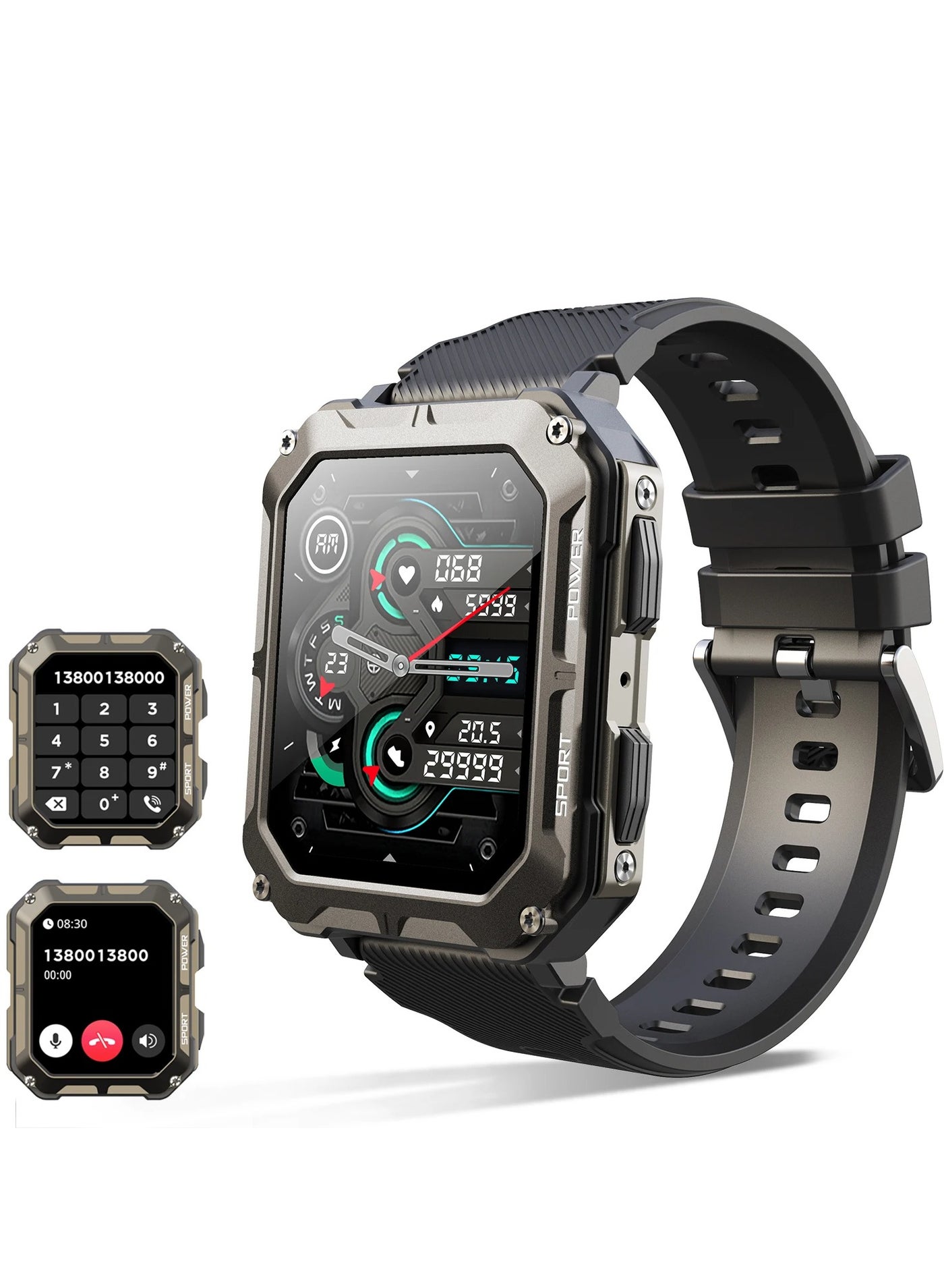 Blue Ocean Smart Watches for Men (Answer/Make…