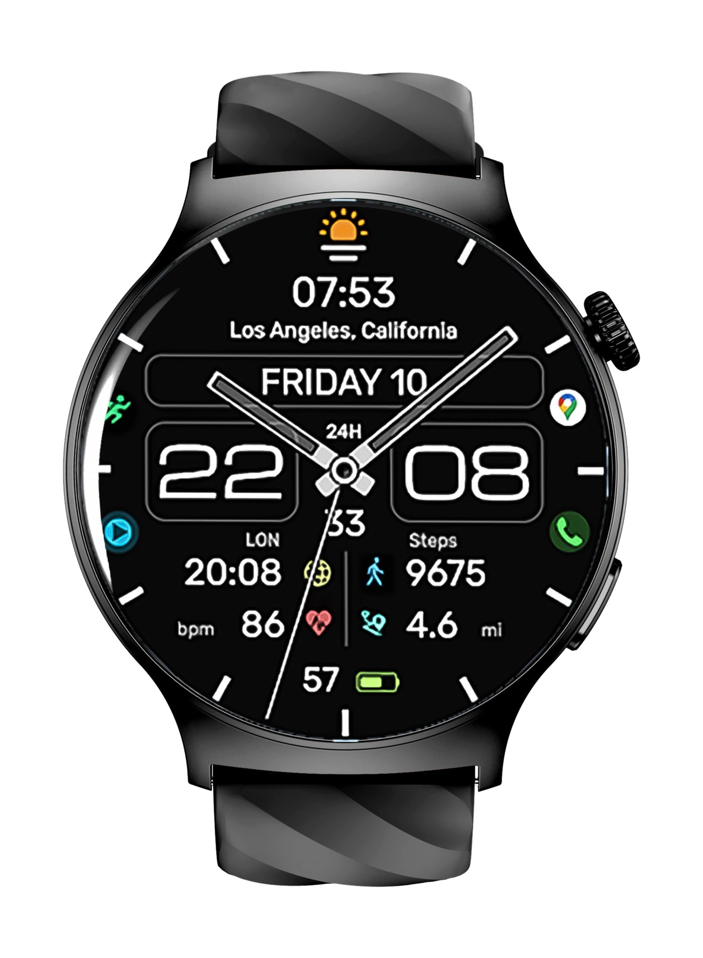 Compare Smart Watch 3 Pro  1.43” AMOLED Display, Bluetooth Calling, Fitness Tracker, Sports Modes, Heart Rate & Sleep Monitor, IP68 Waterproof, 250mAh Battery, Compatible with Android & iOS at KSA Price