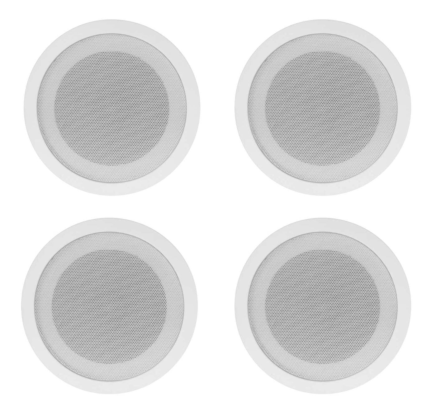 Compare Rockville CCL5T 4 70V 5 Commercial Ceiling Speakers White Paintable Grills Easy Install Clear Audio Perfect for RestaurantsOffices at KSA Price