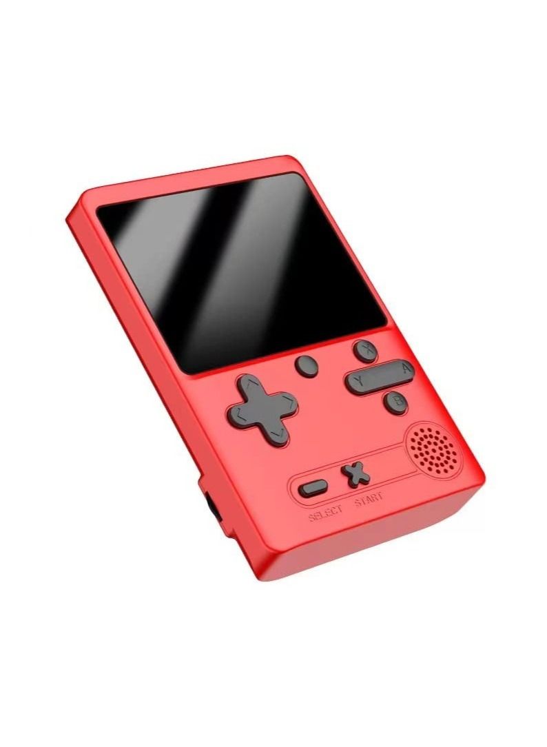 Compare Retro Handheld Game Console for Kids Portable Video Game Console with Gamepad and 3 In Screen Builtin 500 Classic FC Games Rechargeable Battery Support for Connecting TV and 2 Players Red at KSA Price