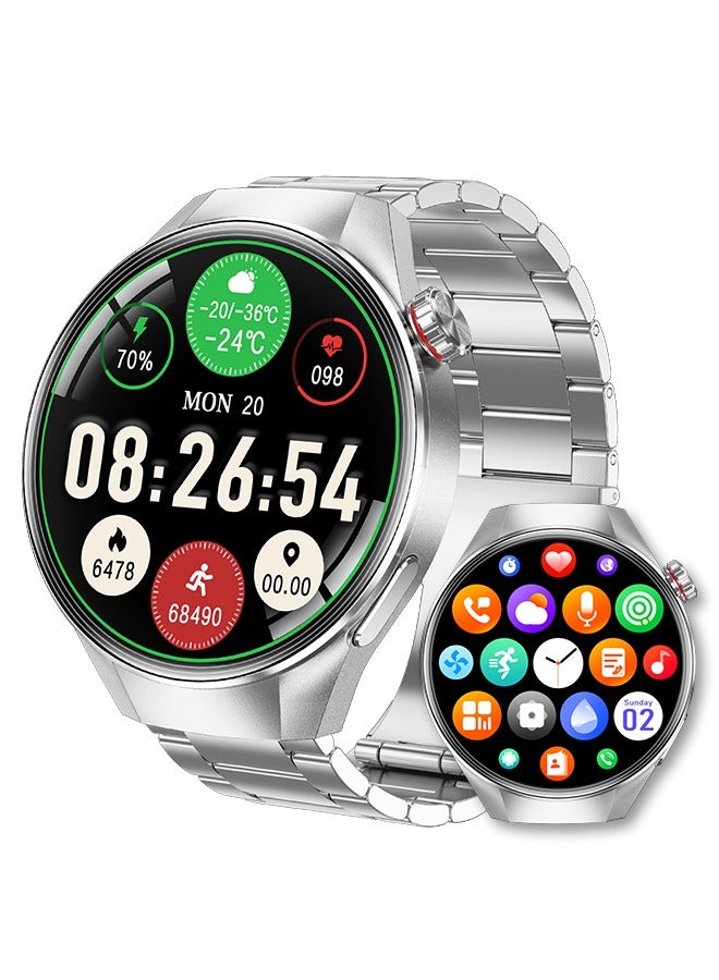 Compare Smart Watches for Men with Bluetooth Call, 1.75 AMOLED Waterproof Smartwatch, 100+ Sport Modes, 400mAh Heart RateSleep Monitor Fitness Tracker for Android iOS at KSA Price