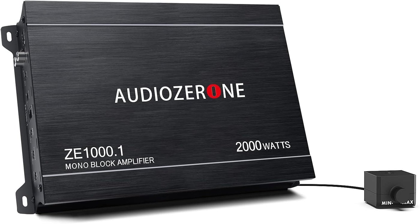 Compare AUDIOZERONE ZE1000.1 2000W Monoblock Class D MOSFET Car Audio Amplifier at KSA Price