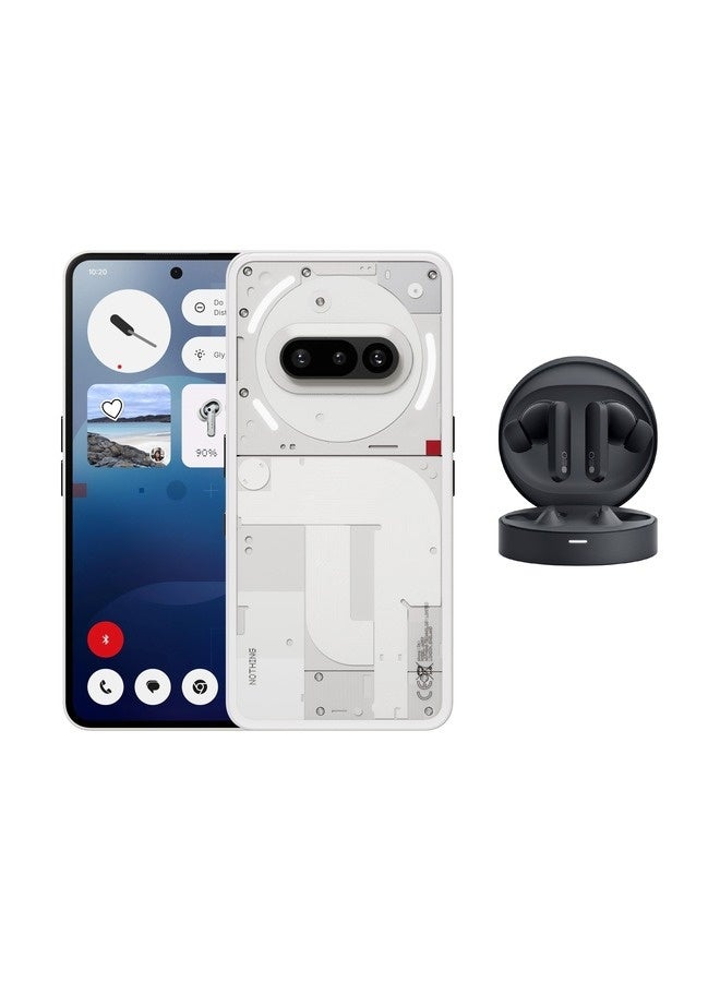 Compare Phone 3a Dual SIM White 8GB RAM 128GB 5G With Nothing Buds Pro Color of gift may vary at KSA Price