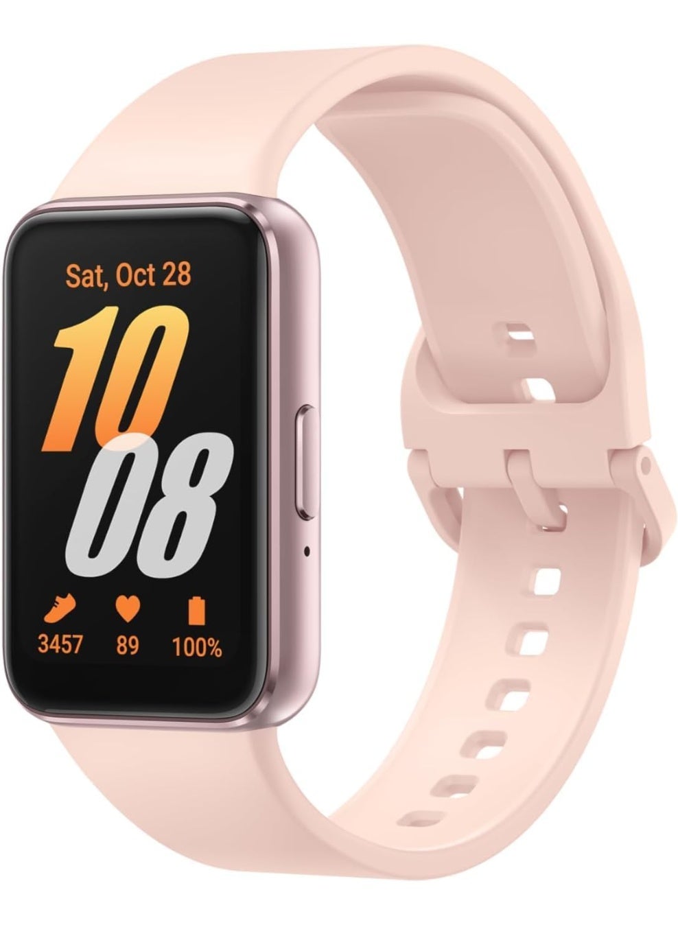 Compare Galaxy FIT 3 2025 1.6 AMOLED Display | 14 Days Battery Life | 100+ Watchfaces | 100+ Exercise Modes | International Model  Pink Gold. at KSA Price