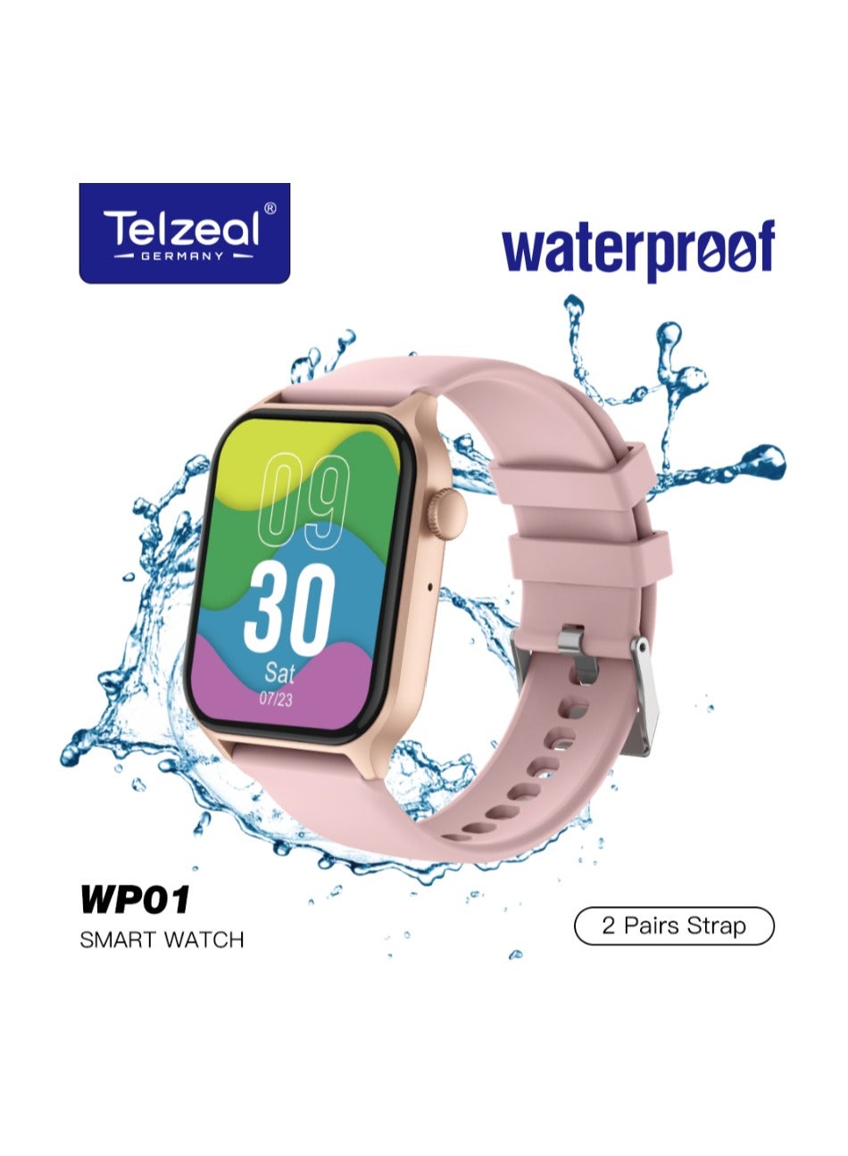 Telzeal WP01 Waterproof Smart Watch – Fitness Tracker…