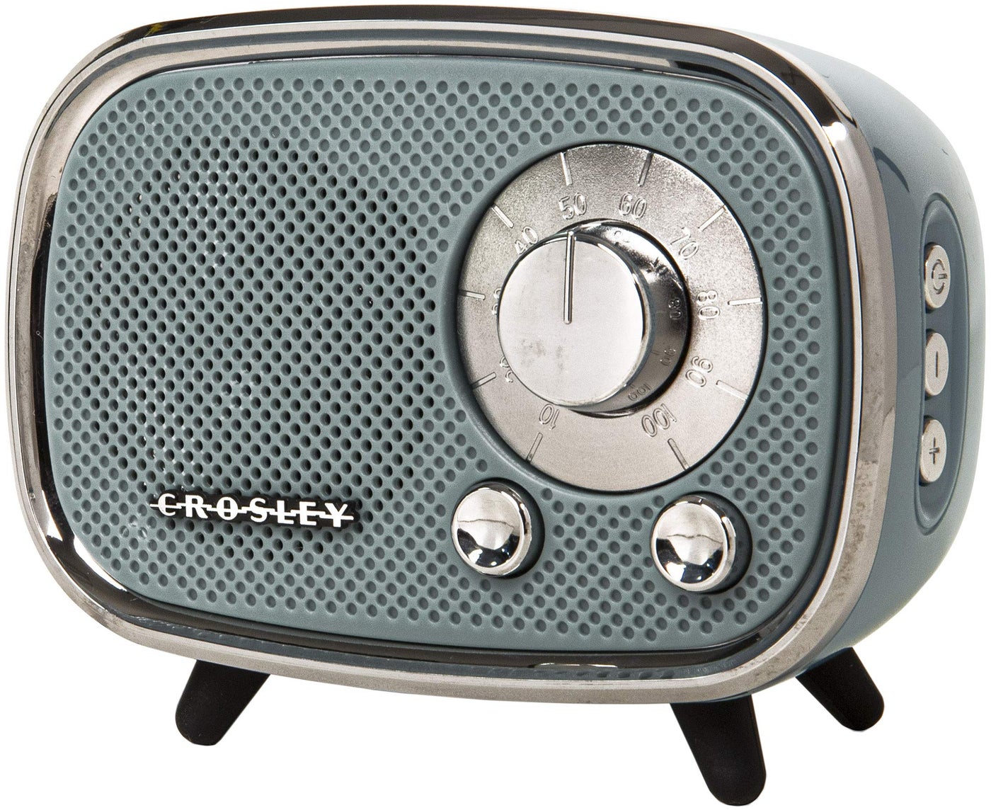 Compare Crosley CR3039ATN Rondo Retro Portable Rechargeable Bluetooth Speaker, Tourmaline at KSA Price