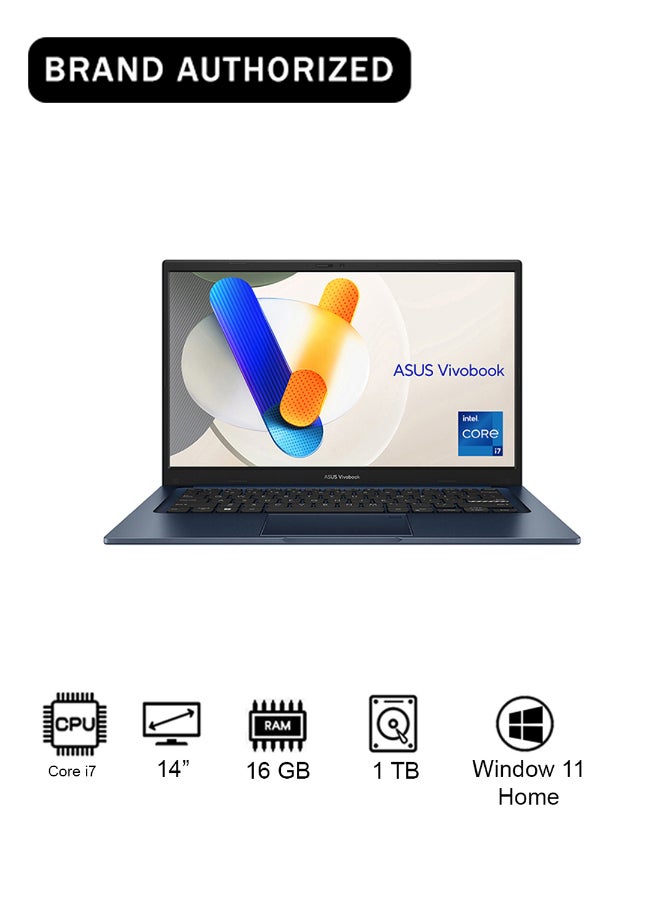 Compare Vivobook 14 Laptop With 14Inch Display, Core i71355U Processor16GB RAM1TB SSDIntel UHD GraphicsWindows 11 Home Arabic blue at KSA Price