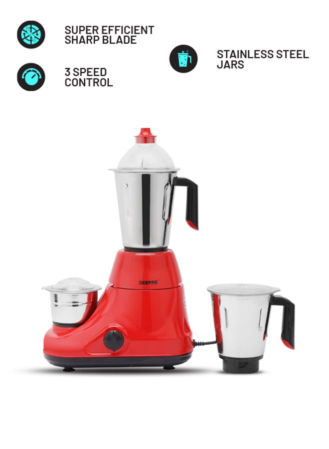 Mixer Grinder 750W Powerful Copper Motor with Stainless…