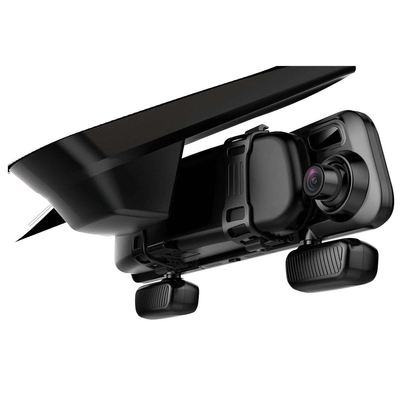 Compare PRUVEEO 12 Mirror Dash Cam 4 Channel360 Degree View Rear View Mirror CameraDash cam Front and Rear Inside Left Right IR Night VisionGPSParking MonitorFree 128GB Card at KSA Price