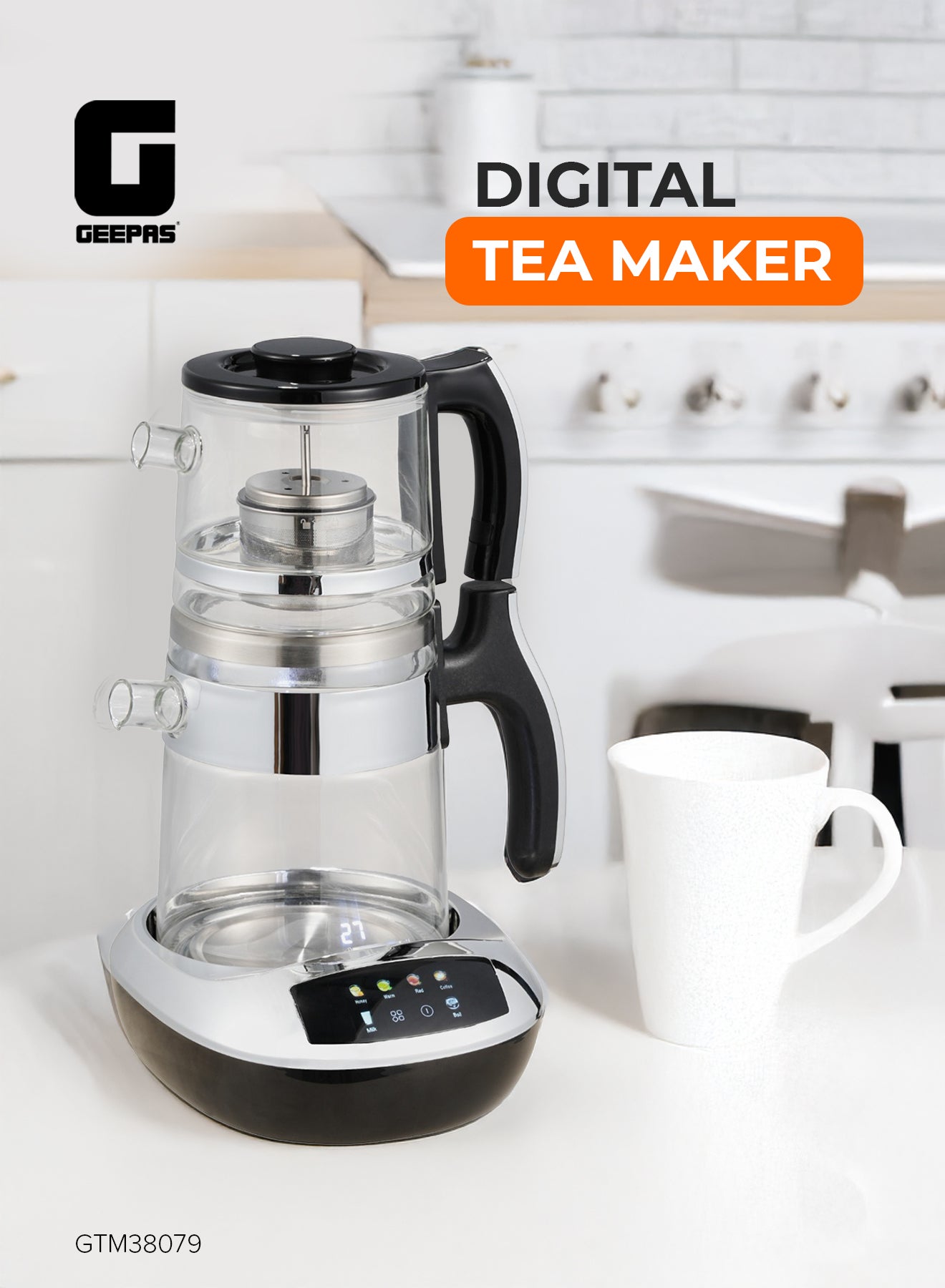 Digital Tea Maker with Smart Touch Control Panel…