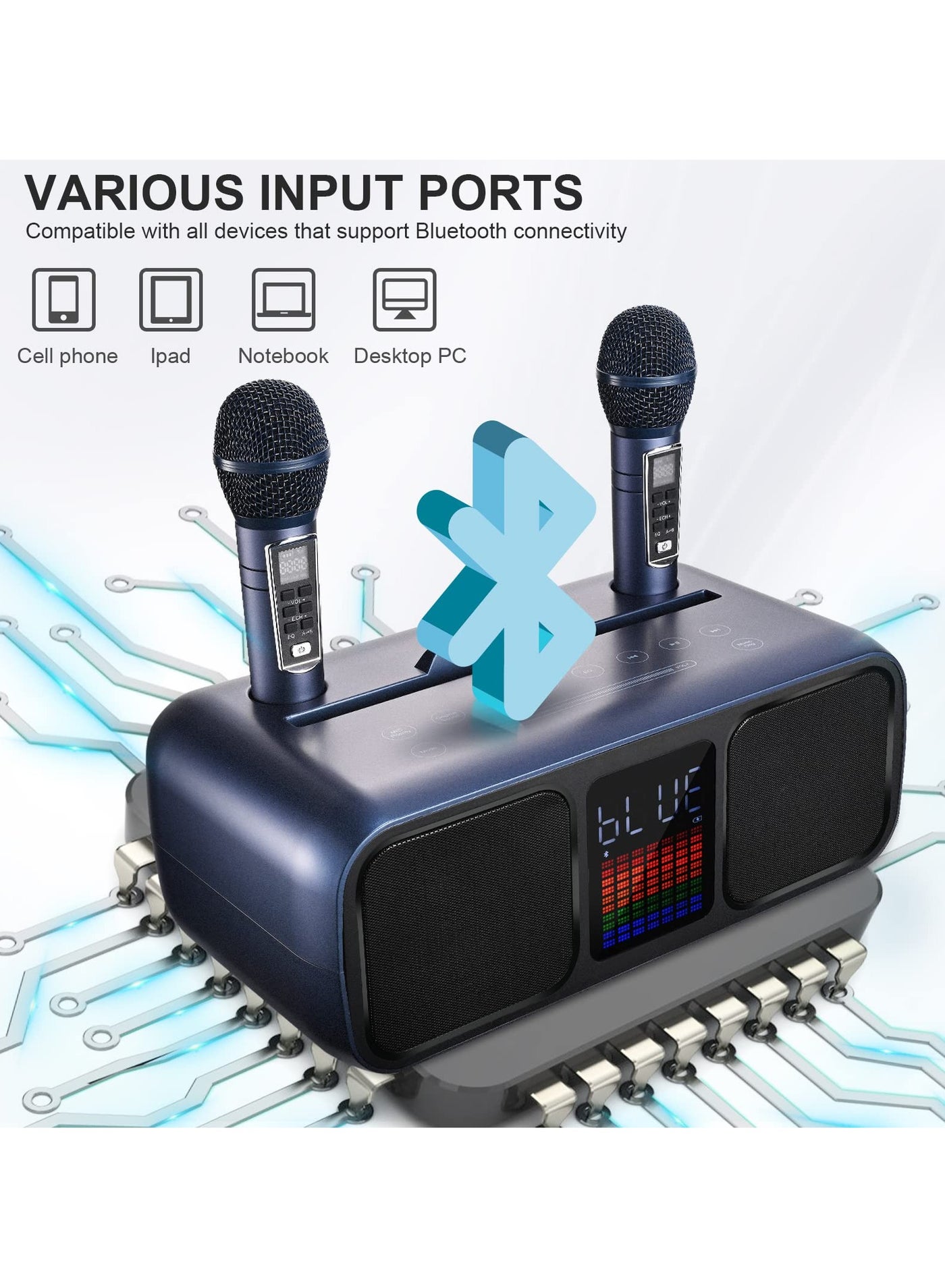 S39 Pro Portable Wireless Bluetooth Karaoke…