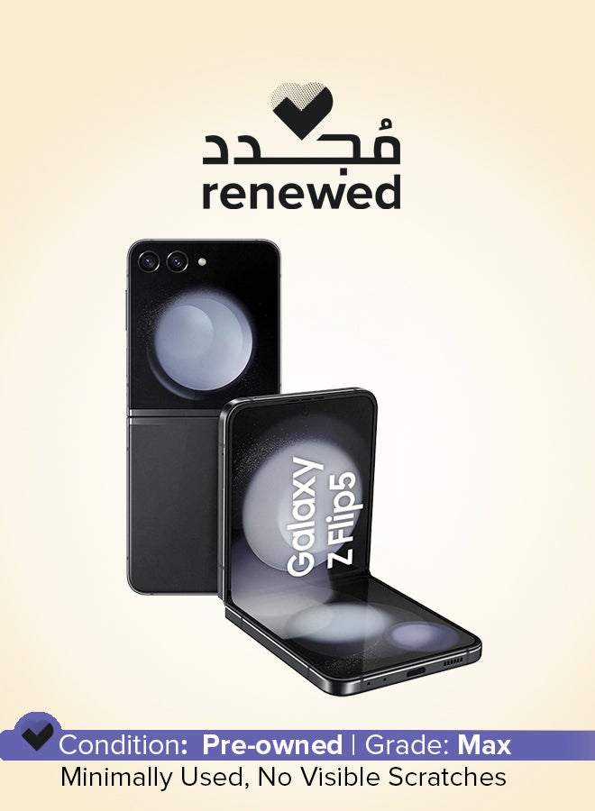Compare Renewed  Galaxy Z Flip 5 Dual SIM Graphite 8GB RAM 256GB 5G  International Version at KSA Price