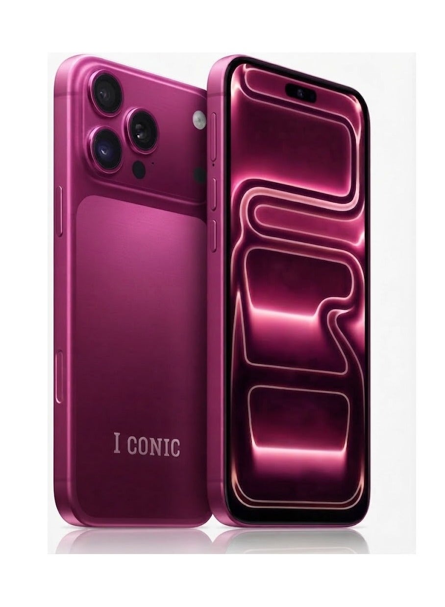 Compare ICONIC 17 Pro Max 5G Smartphone, Pink Magenta Color, 16GB RAM + 1TB ROM, Android 15.0, 6000mAh Battery, 48MP Rear Camera + 18MP Front Camera, HD+ Screen, High Performance Mobile Phone at KSA Price