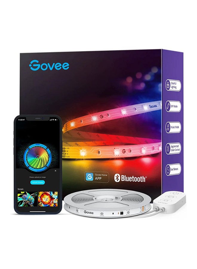 Compare Govee RGBIC Basic WiFi + Bluetooth LED Strip Lights 10 Met at KSA Price