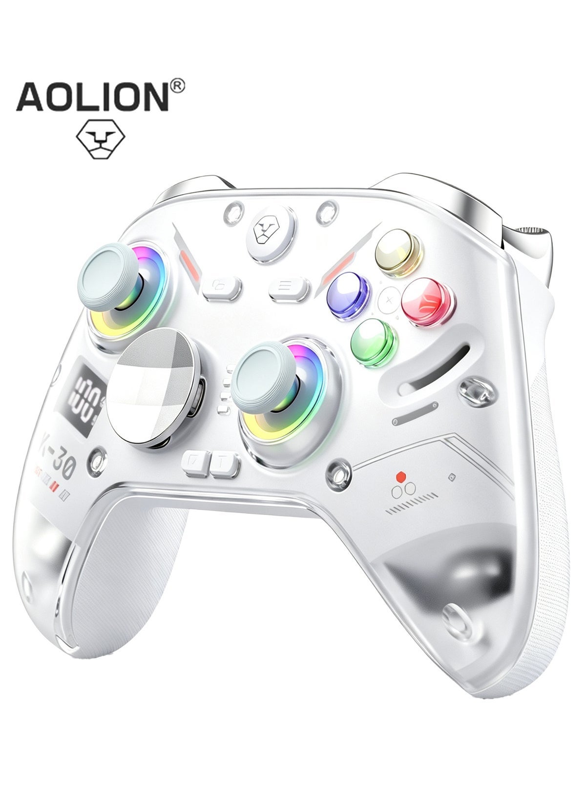 Compare K30 TMR Wireless Gaming Controller with Hall Trigger, DualForm Joystick, Motion Aiming & Charging Dock – Compatible with PCSwitchMobile at KSA Price
