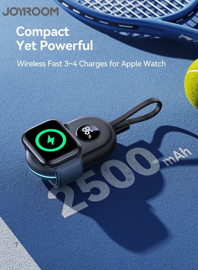 2500mAh Portable Wireless Apple Watch Charger| Auto-Sense…