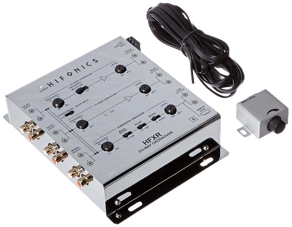 Compare Hifonics HFXR Hide Away 2 Or 3Way Crossover, Silver at KSA Price