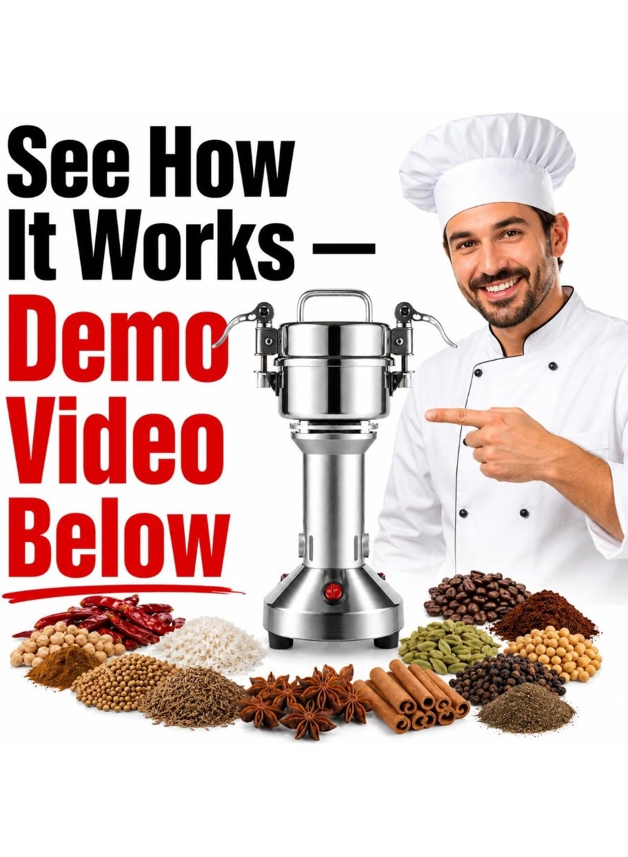 Silver Crest High Speed Powder Grinder 1000W with…