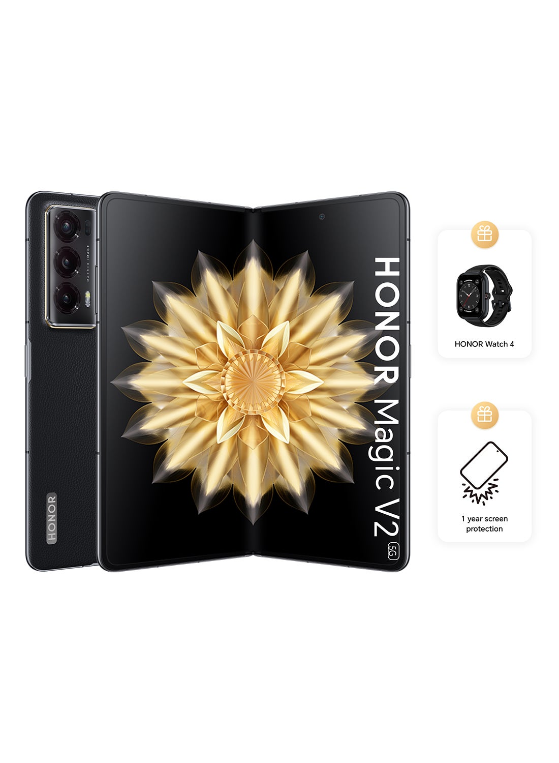 Compare Magic V2 Dual Sim Black PU 16GB RAM 512GB 5G With Free Gifts And Screen Protection  Middle East Version at KSA Price