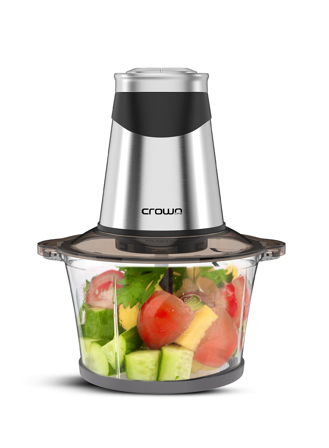 Electric Food Chopper & Grinder, 500W, 2-Speed…