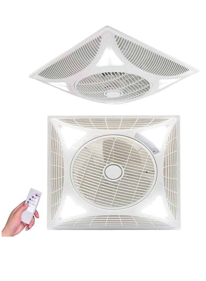Compare 60x60 Energy Saving Ceiling Fan with LED Light and Remote Control Modern Design Luxury Ceiling Fan Home Decoration, Special for Bedroom, living room, Office, Community Hall etc. 60x60 Fan with Light at KSA Price