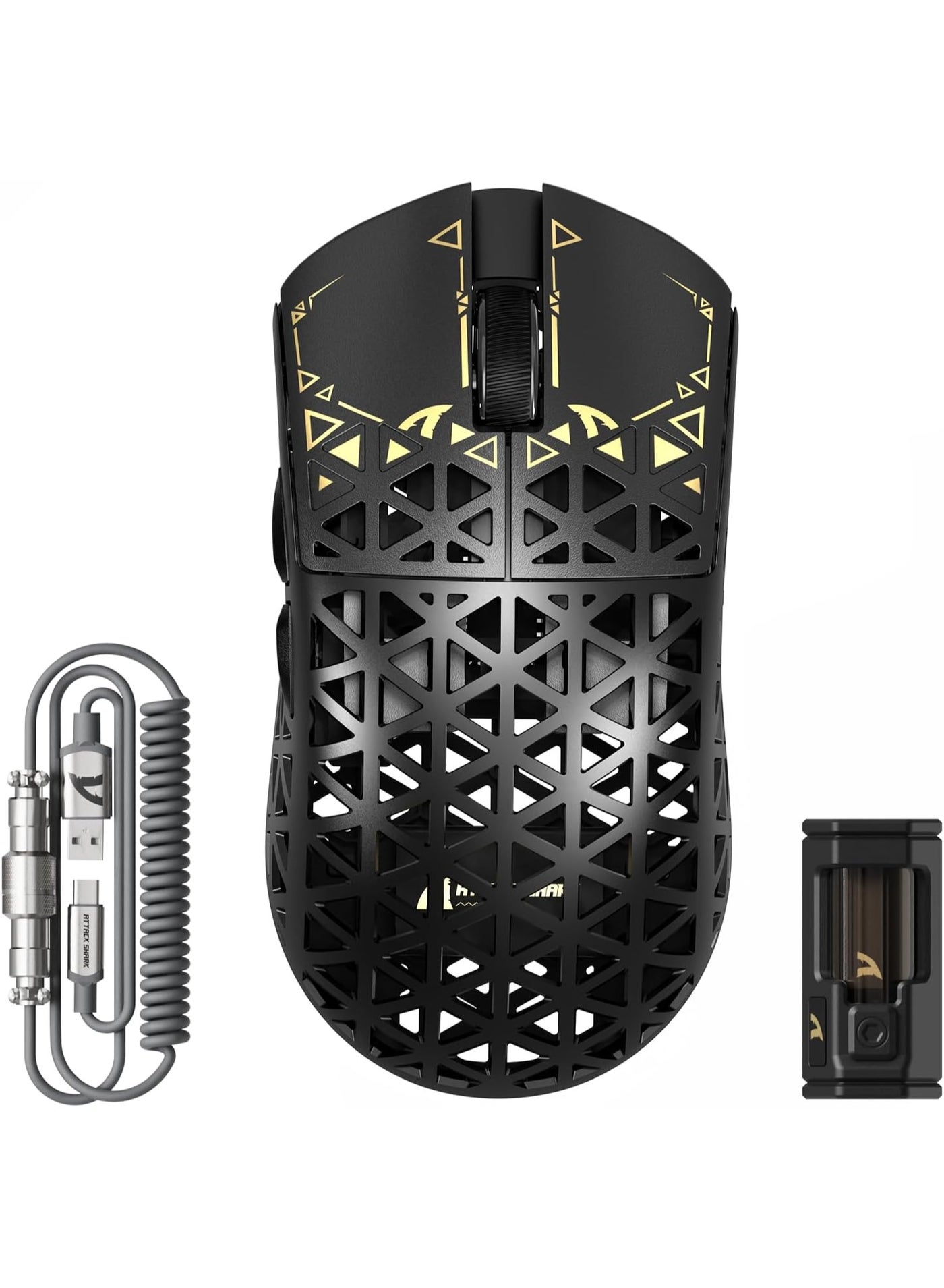 R5 Ultra Carbon Fiber Wireless Gaming Mouse, 8K…