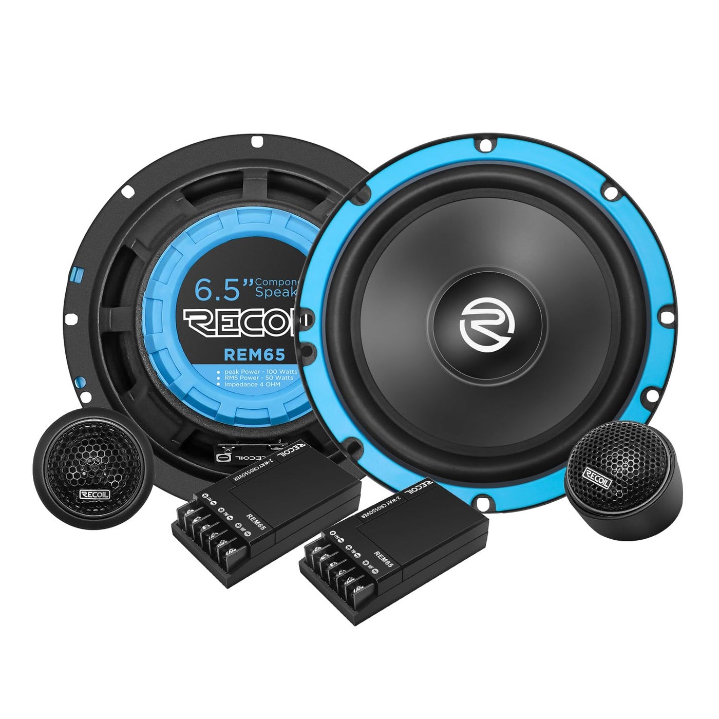 Compare RECOIL REM65 Echo Series 65Inch Car Audio Component Speaker System at KSA Price