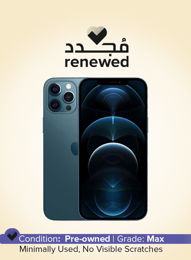 Compare Renewed  iPhone 12 Pro 128GB Pacific Blue 5G With Facetime  International Version at KSA Price