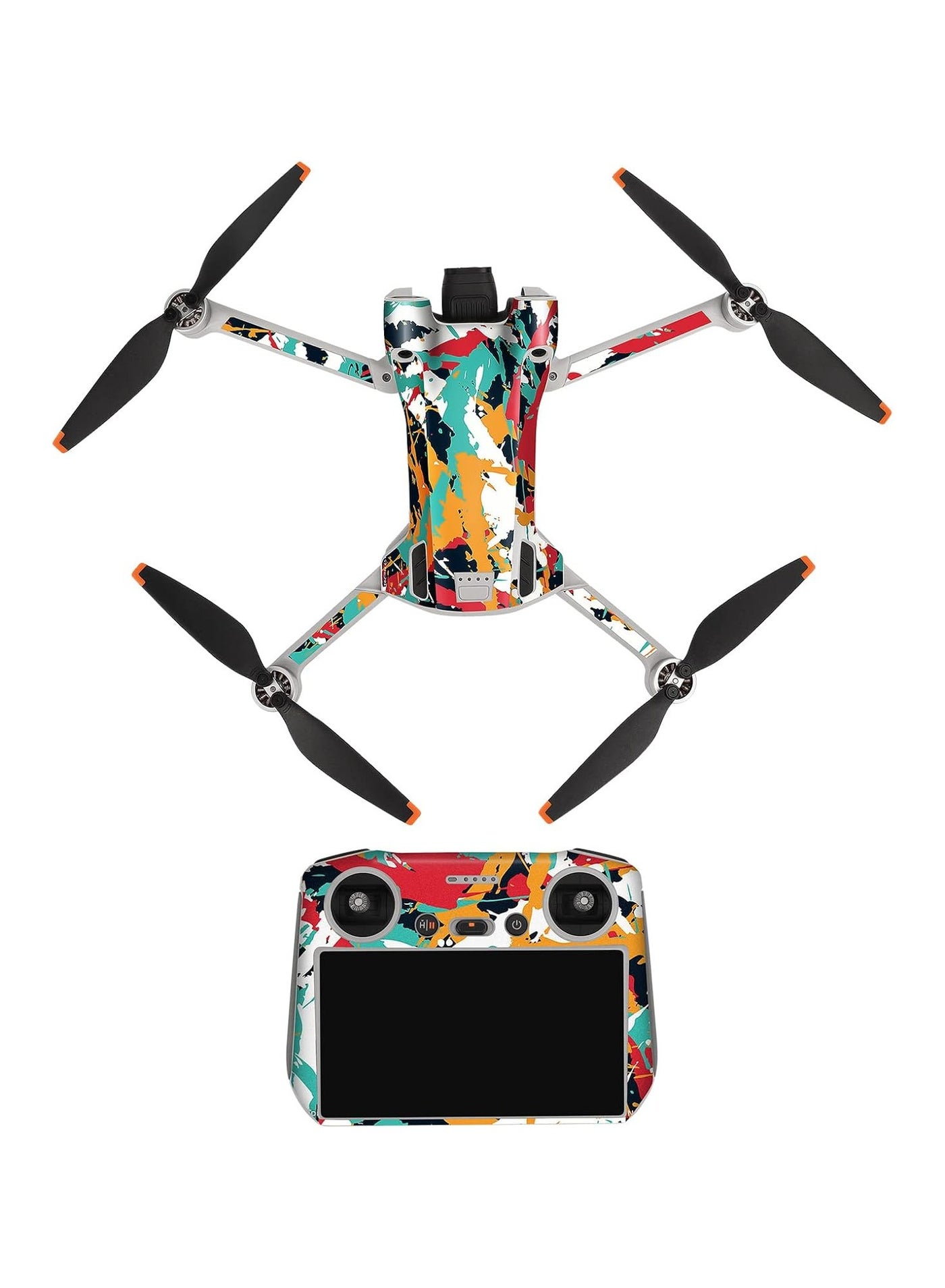 Compare DJI Mini 3 Pro Drone Sticker Set, 3M Selfadhesive Waterproof Skin Sticker Set Mini 3 Pro Drone DJI Remote Controller Remote Controller Decoration Protection Accessories at KSA Price