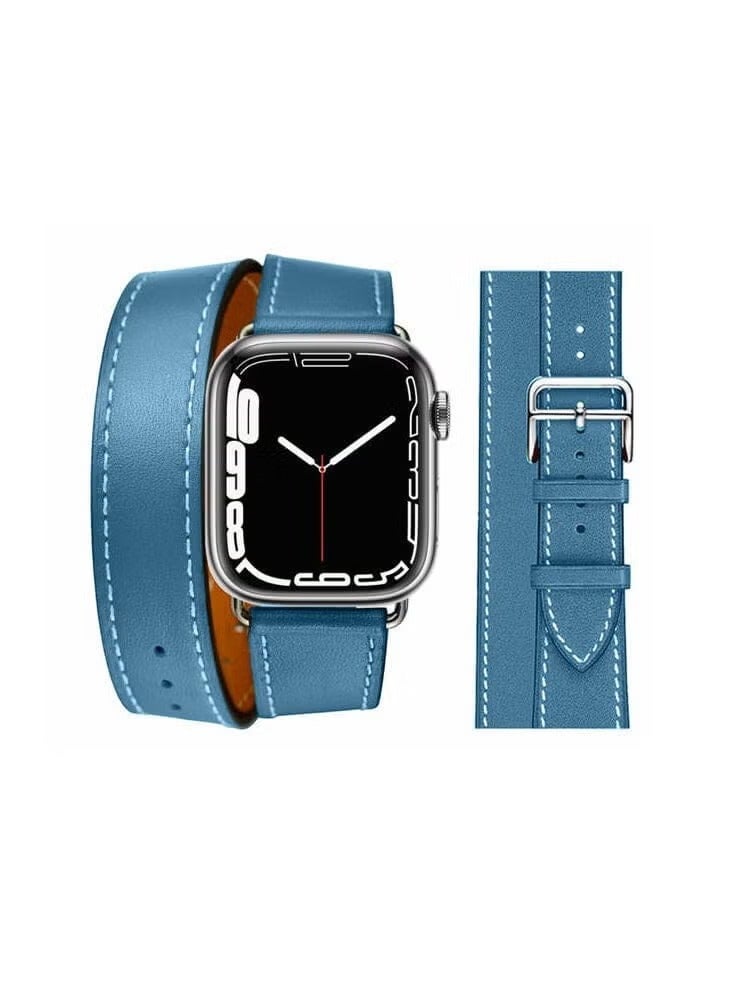 Compare Leather Replacement Band For Apple Watch 414038mm Series 7654SE at KSA Price