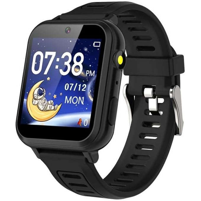 Compare Smart Watch,Multifunction Rechargeable Touch Screen Toddler Watch With Hd Photograph,And Music Player Educational Toys, Birthday Gifts For Girls Boys Ages 612Black at KSA Price