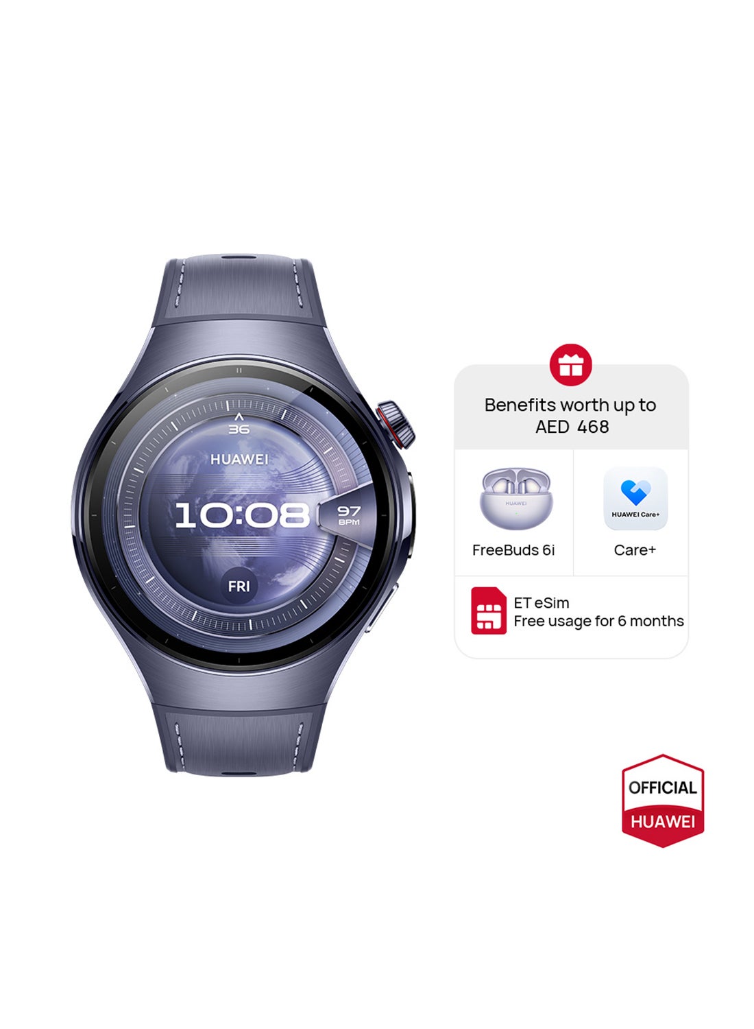 Watch 5 46mm Smartwatch, Multi-sensing X-TAP technology,…