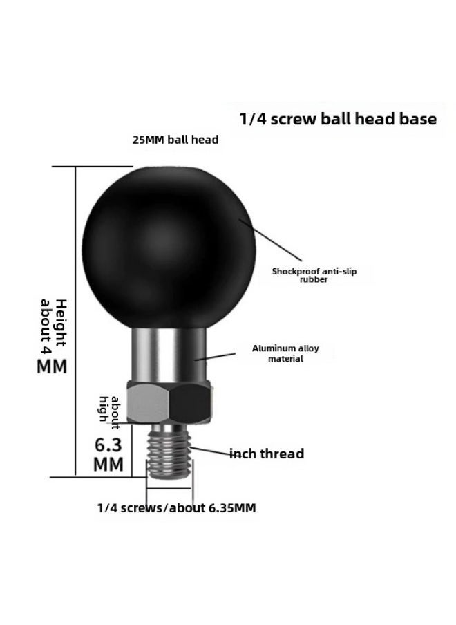 Sports Camera Adapter Ball Head 25mm Mobile Phone…