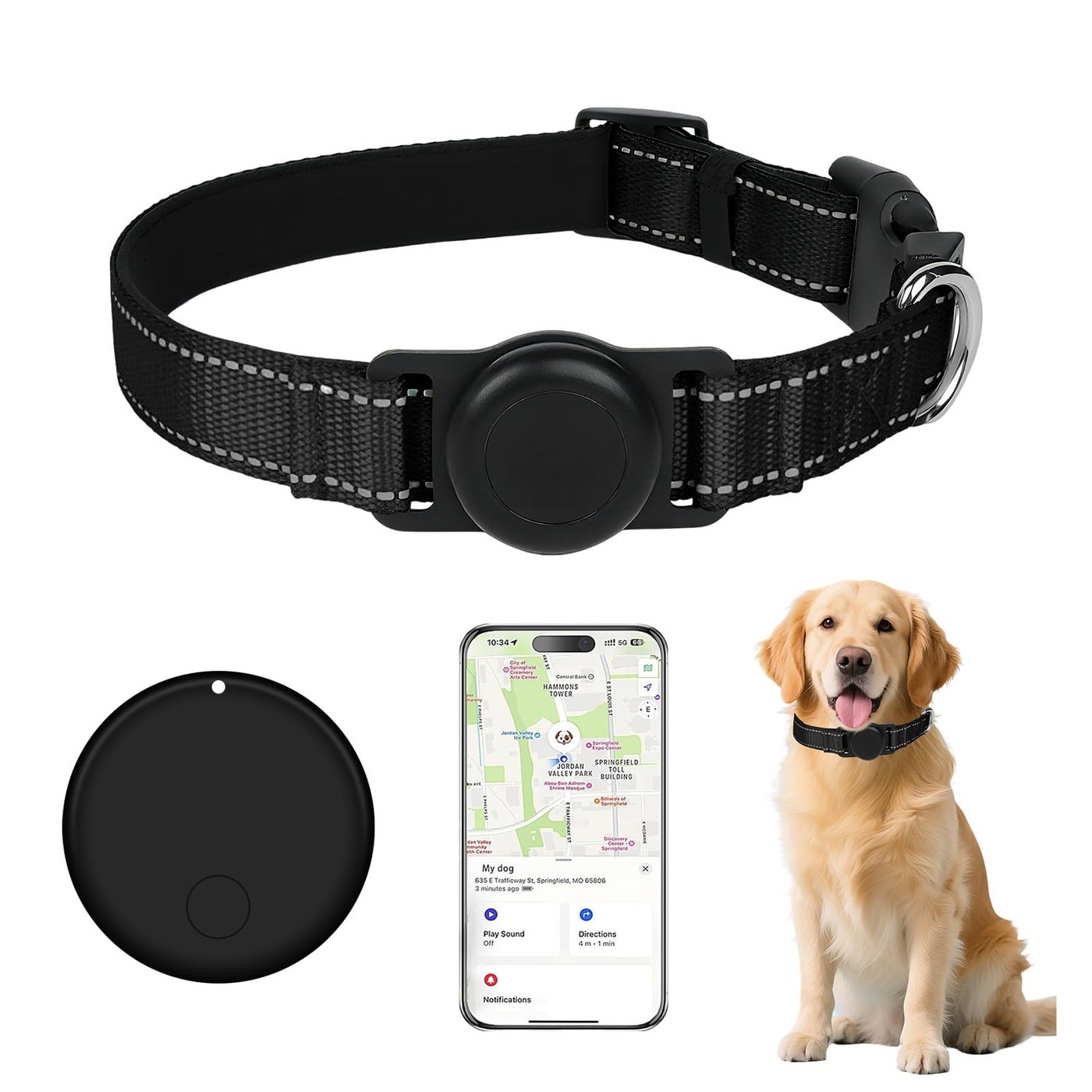 Compare GPS Tracker for Dogs : 1 Pack No Monthly Fee iOS Only at KSA Price