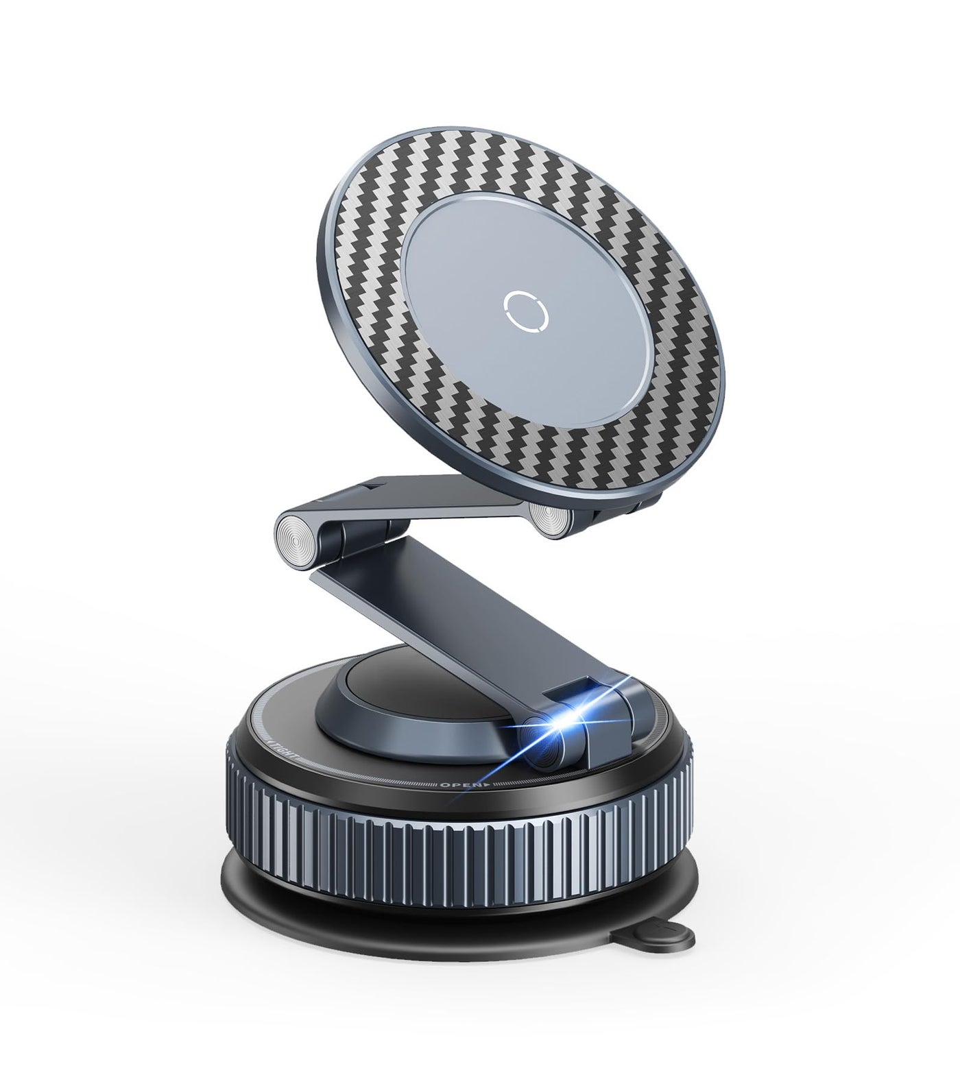 Compare Gahenwo Car Phone Holder Magnetic,Vacuum Magnetic Phone Holder for Cars with Longer Arm & Strong Suction Cup,Car Mount Phone Holder for Magsafe,Foldable Magnetic Car Phone Mount for iPhoneAndroid at KSA Price
