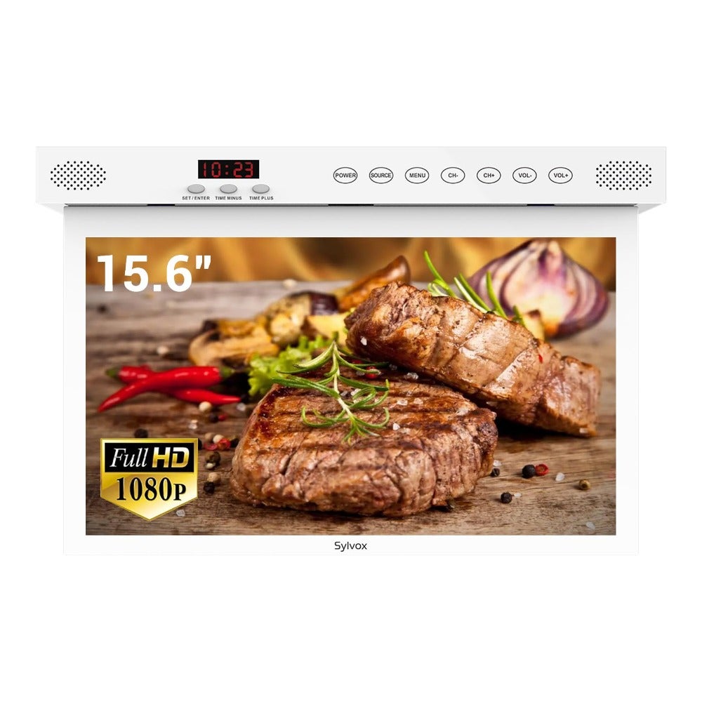 Compare AA Smart Portable TV, 15.6 Rechargeable Television 12V 10000mAh Battery Operated TV, IP66 Waterproof, Wireless, Google Assistant, Small Television for Bedroom Bathroom Kitchen CampingAA at KSA Price