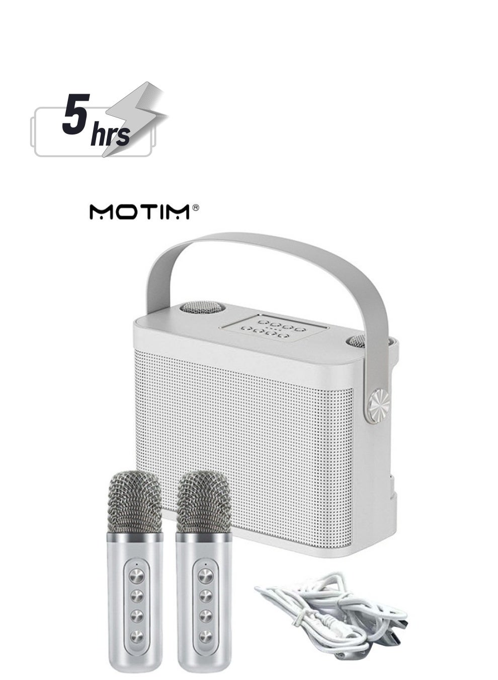 Portable Bluetooth Speaker Karaoke Machine with 2…