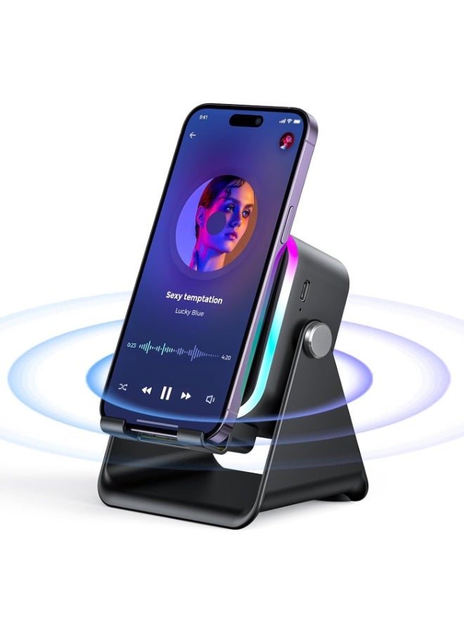 Induction Speaker with Phone Stand 5 in 1…