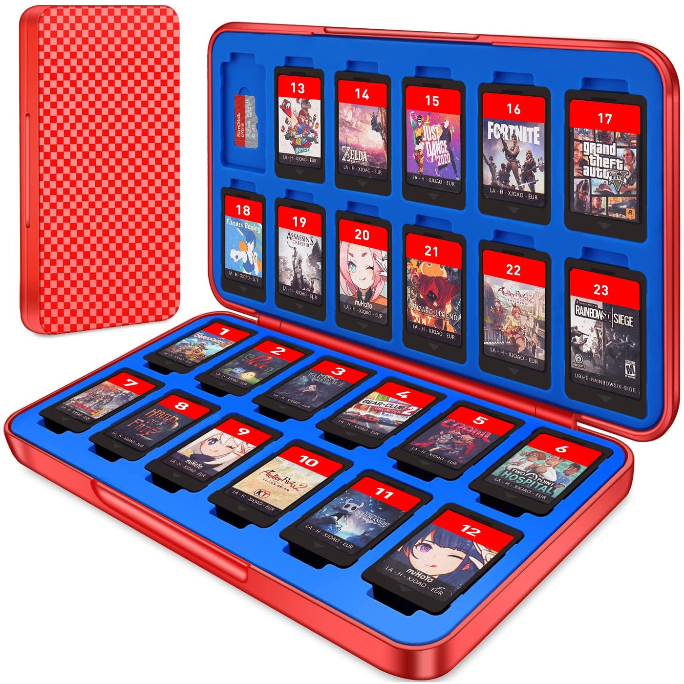 Switch Game Holder Case with 24 Cartridge Slots…
