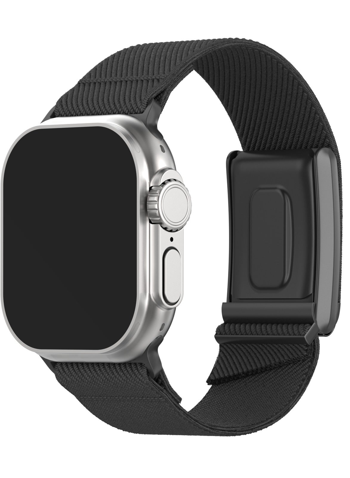 Compare Nylon Sport Band compatible with Apple Watch and Whoop 4.0, Hybrid watch band  Odorresistant breathable sport Strap adjustable fabric wristband for Whoop 4.0 and iWatch 49mm, 46mm, 45mm, 44mm, 42mm at KSA Price